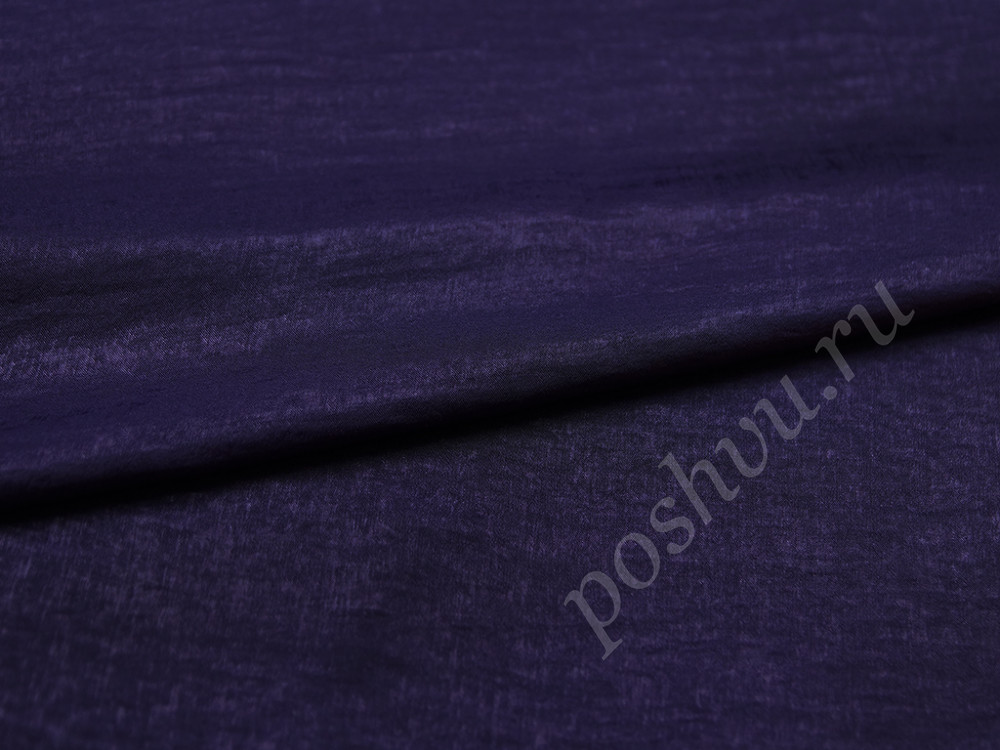 Искусственный шелк, цвет мраморный фиолетовый