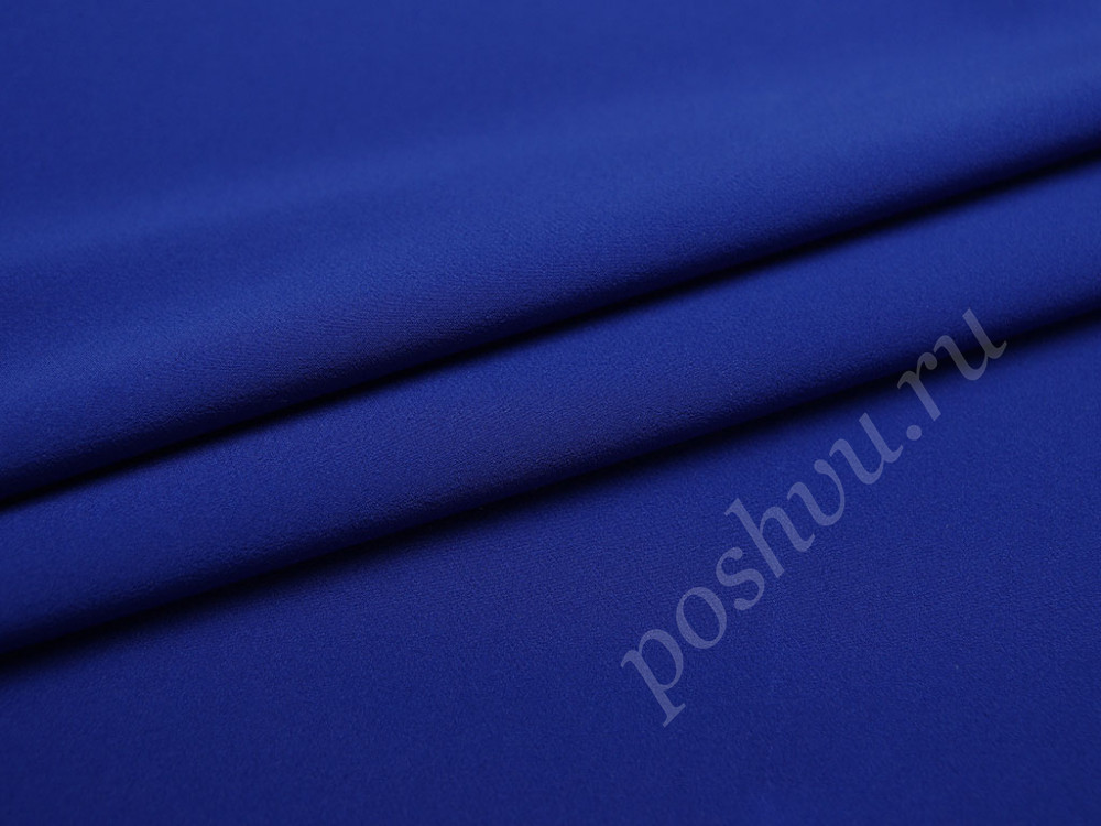 Вискозная костюмная ткань викторианского синего цвета