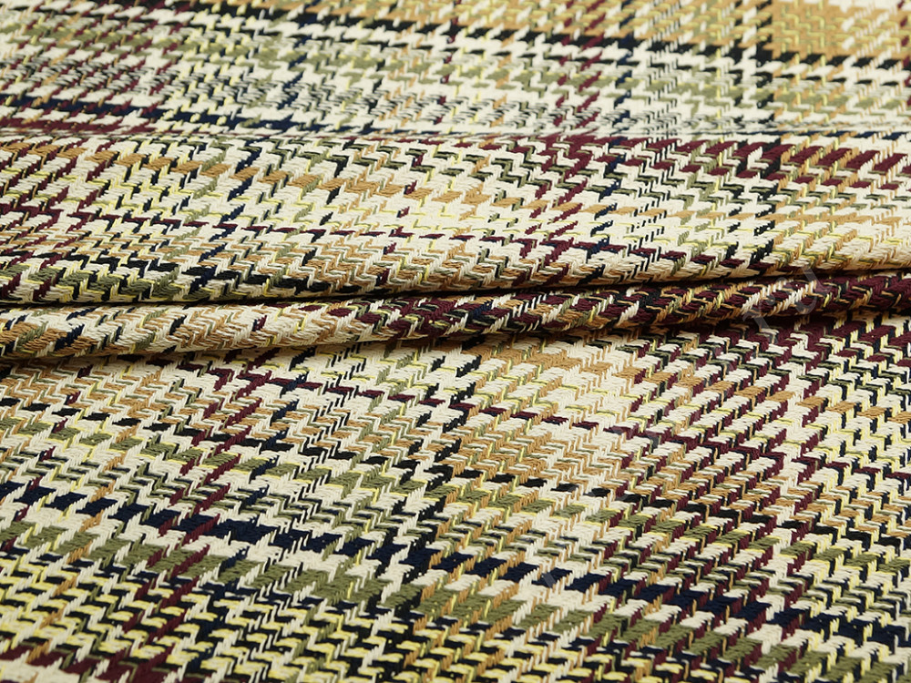 Ткань костюмная крупного плетения, двухсторонняя