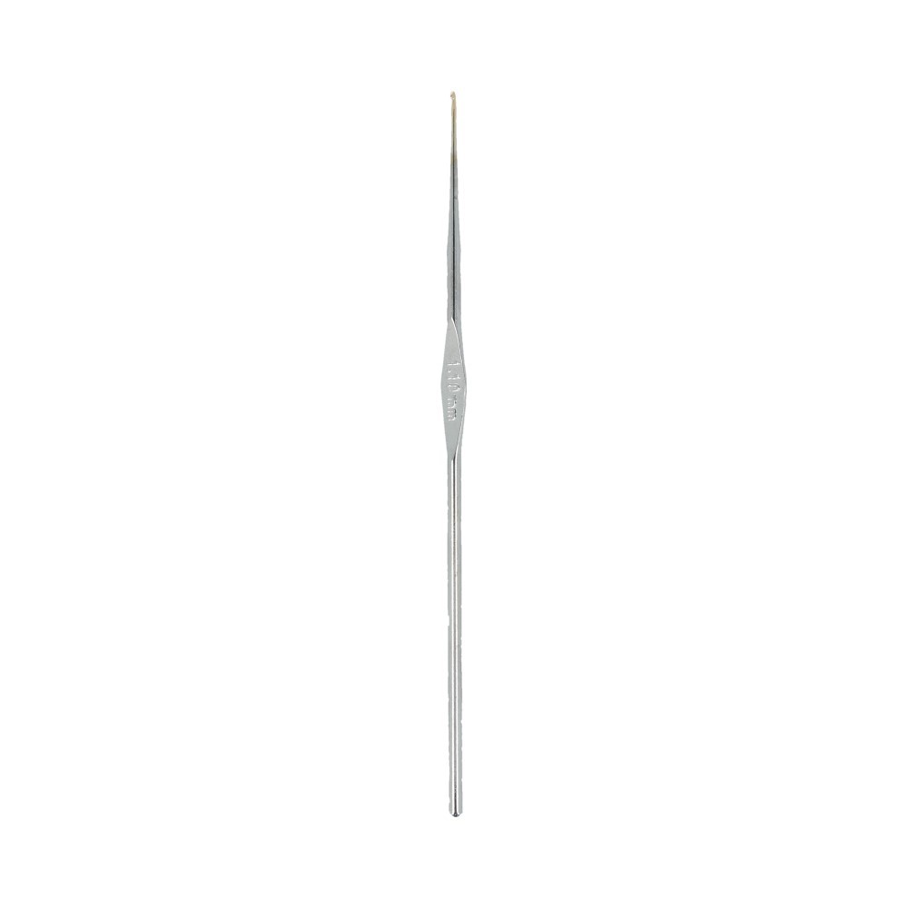 Крючки для вязания "Gamma" металл 12 см 1 шт №10 1.10 мм