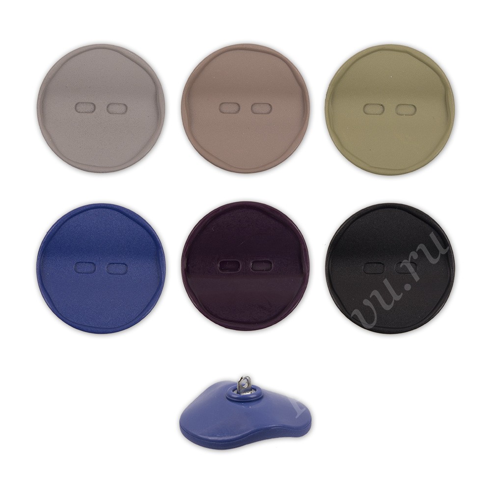 Пуговицы пальтовые/шубные  "GAMMA" RVC 0016   54 " ( 34 мм)  12 шт № D230 темно-фиолетовый
