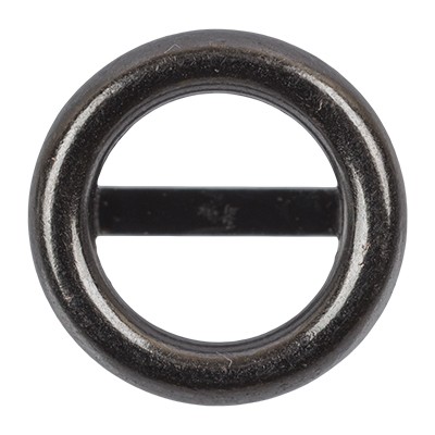 Пуговицы металлические 2  "GAMMA" MB 0203   18 " ( 11 мм)  №06 черный никель